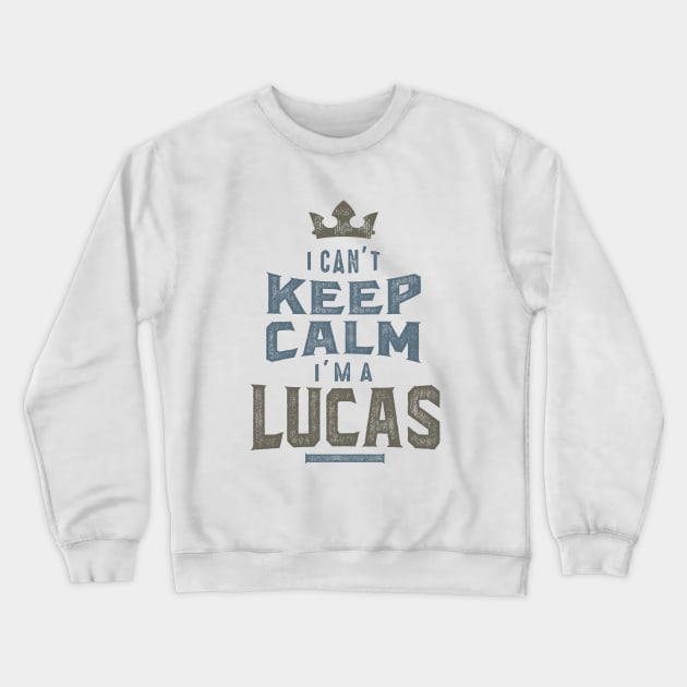 Is Your Name, Lucas ? This shirt is for you! Crewneck Sweatshirt by C_ceconello